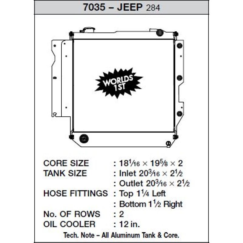 CSF 05-06 Jeep Wrangler Radiator