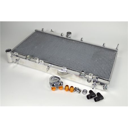 CSF 08-15 Subaru WRX/STI 2-Row Radiator w/Built-In Oil Cooler