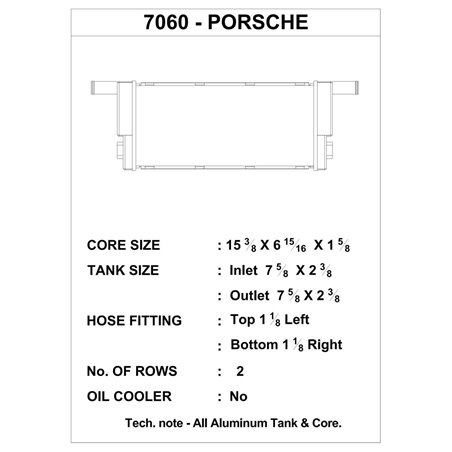 CSF Porsche Cayman/Boxster/Carrera (991/981) Auxiliary Center Radiator