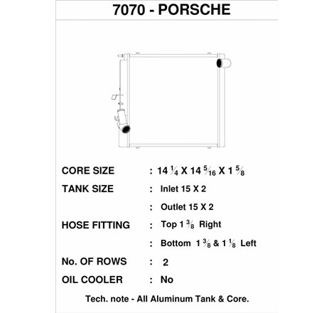 CSF Porsche 911 Carrera (991.2)/Turbo/GT3/GT3 RS (991) Right Side Radiator