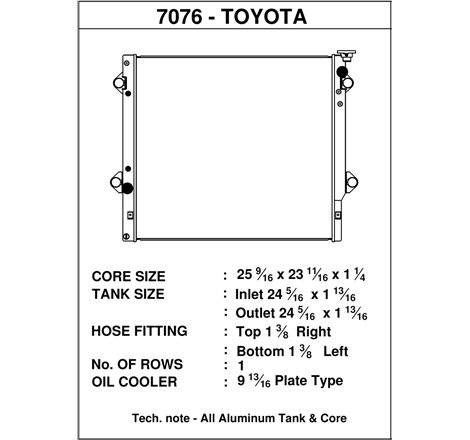 CSF 06-14 Toyota FJ Cruiser 4.0L / 03-09 Toyota 4Runner 4.0L / 2010 Toyota 4Runner 2.7L Radiator