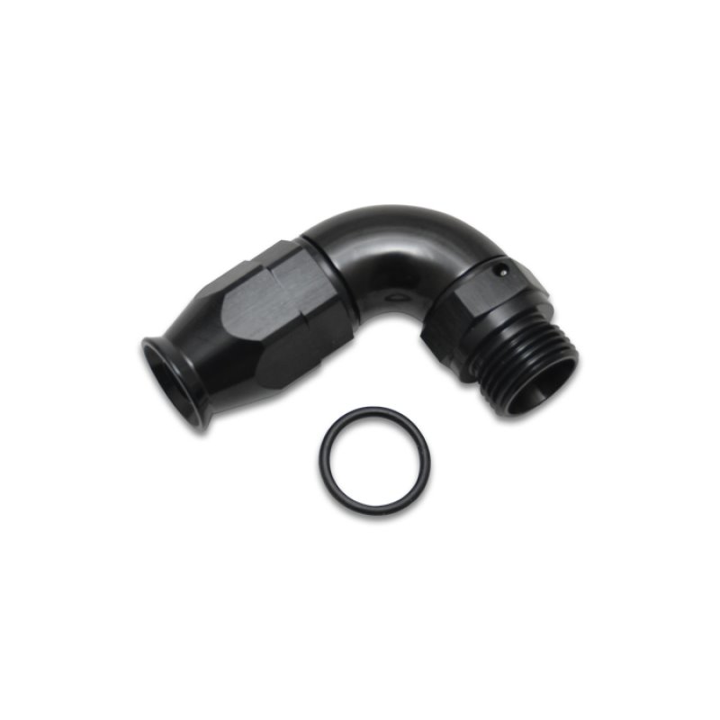 Vibrant -10AN 90 Degree Elbow Hose End Fitting for PTFE Lined Hose