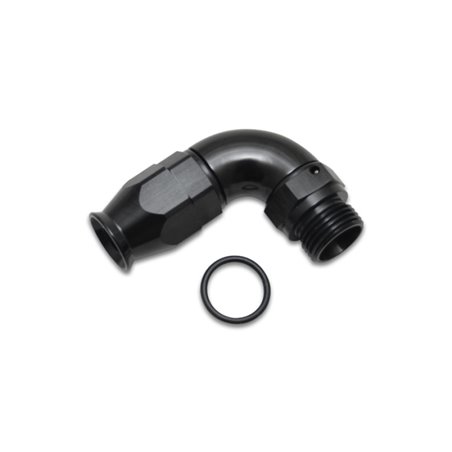 Vibrant -10AN 90 Degree Elbow Hose End Fitting for PTFE Lined Hose