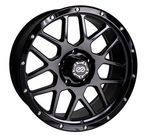 Enkei Matrix 20x9 6x135 15mm Offset 87mm Bore Gloss Black Wheel