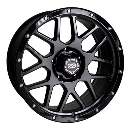 Enkei Matrix 20x9 6x135 15mm Offset 87mm Bore Gloss Black Wheel