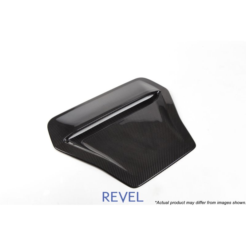 Revel GT Dry Carbon Engine Hood Scoop Cover 17-18 Honda Civic Type-R - 1 Piece