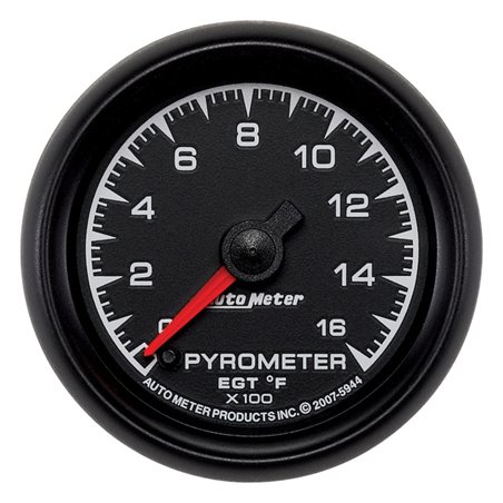 Autometer ES 52.4mm Pyrometer 0-1600 Degree F FSE Gauge