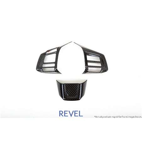 Revel GT Dry Carbon Steering Wheel Insert Covers 15-18 Subaru WRX/STI - 3 Pieces