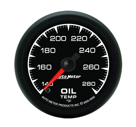 Autometer ES 52.4mm 140-280 Degree F Oil Temprature Gauge