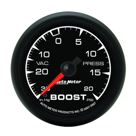 Autometer ES 52.4mm 30 In. HG/20 PSI Vacuum/Boost Gauge