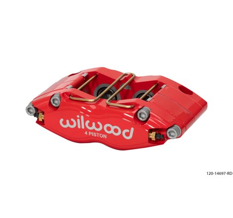 Wilwood Caliper-Dynapro Single 5.98in Mount-Red 1.58in Piston 1.1in Disc