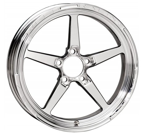 Weld Alumastar 1-Piece 17x4.5 / 5x4.5 BP / 2.25in. BS Polished Wheel - Non-Beadlock