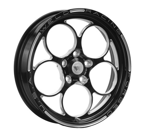 Weld Magnum 1-Piece 17x4.5 / 5x4.75 BP / 2.25in. BS Black Wheel - Non-Beadlock