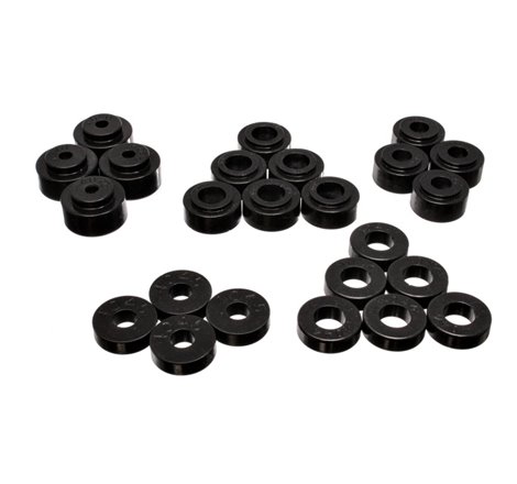 Energy Suspension 68-72 Chevrolet Chevelle/Monte Carlo/Malibu/Laguna/El Camino Black Body Mount Set