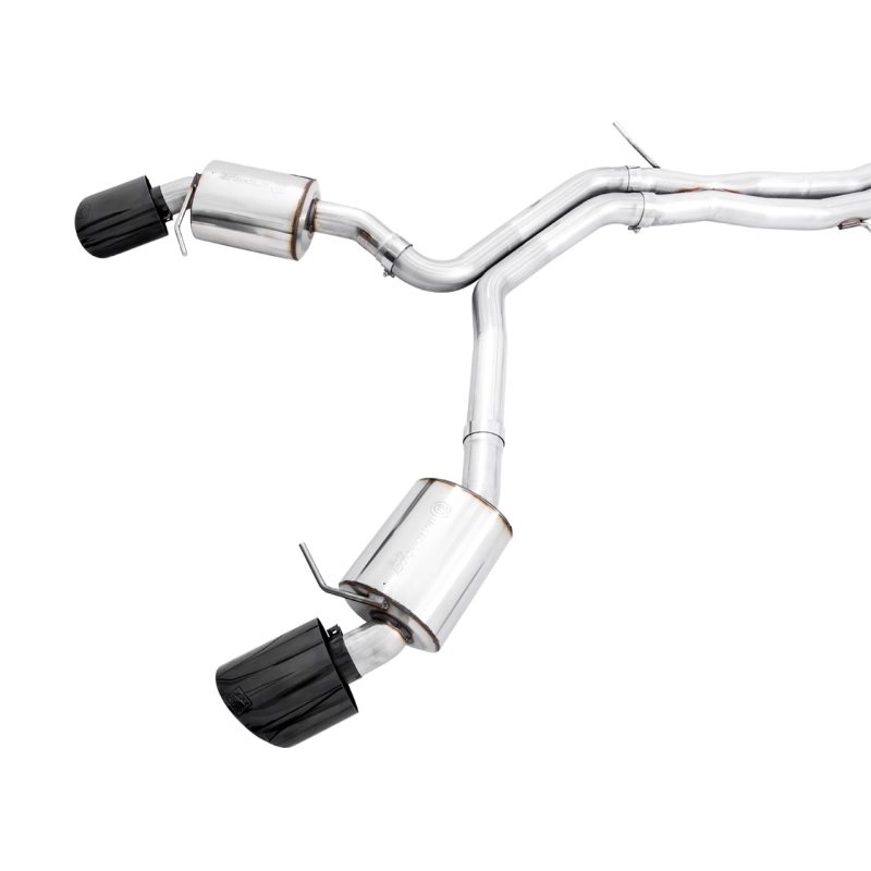 AWE Tuning Audi B9 RS 5 Sportback Touring Edition Exhaust-Resonated- Diamond Black RS Style Tips