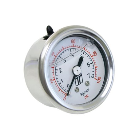 Turbosmart FPR Gauge 0-100psi Liquid Fill