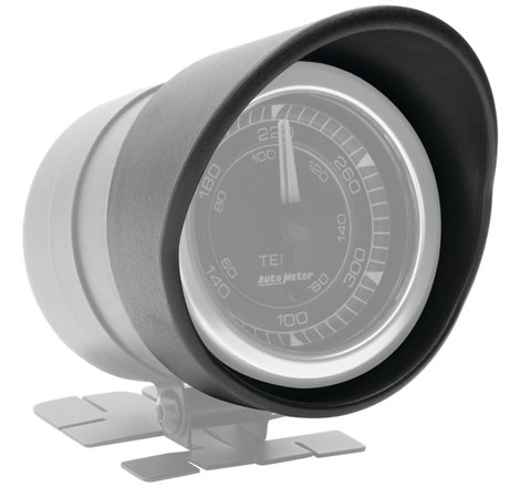 AutoMeter Gauge Visor 2-1/16in - Black