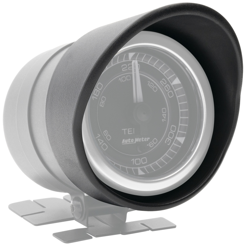 AutoMeter Gauge Visor 2-1/16in - Black