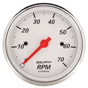 Autometer Arctic White 3-1/8in 7K RPM In Dash Tachometer Gauge