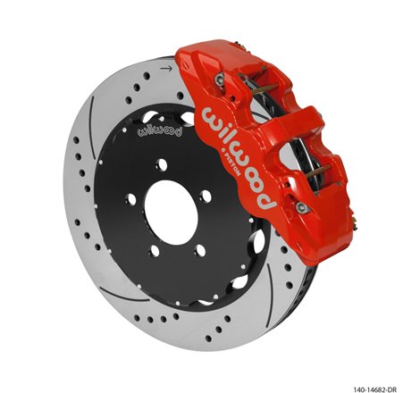 Wilwood AERO6 Front Big Brake Kit 14.00in Red 03-11 Crown Victoria