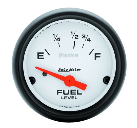 Autometer Phantom 2-1/16in Electrical Fuel Level Gauge 16-158 Ohms