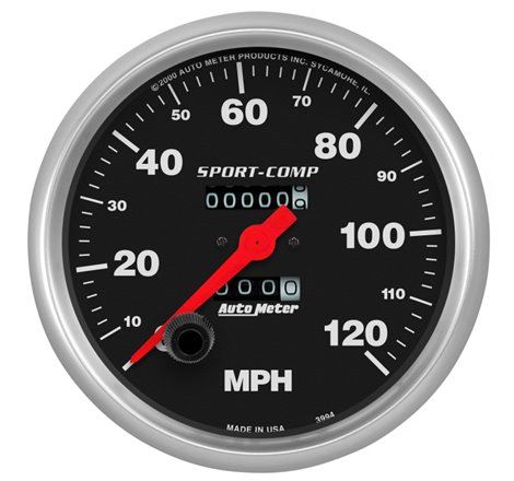 Autometer 5in 0-120 MPH Mechanical Sport-Comp Speedometer