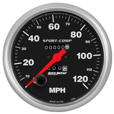 Autometer 5in 0-120 MPH Mechanical Sport-Comp Speedometer