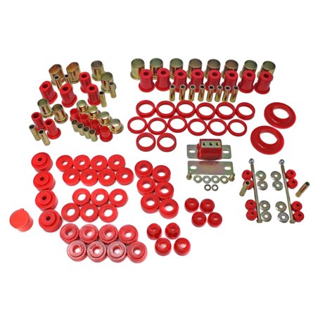 Energy Suspension 66-72 Chevelle Red Hyper-flex Master Bushing Set