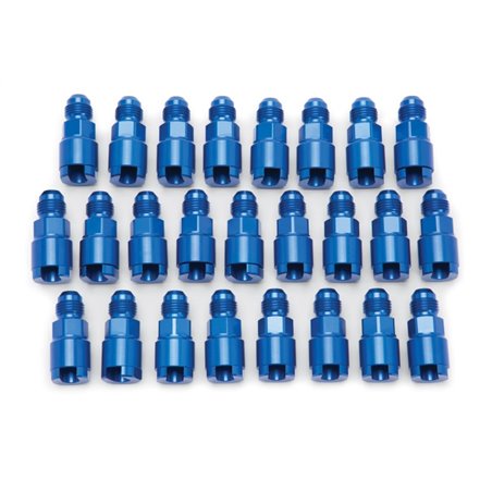 Russell Performance Adapter -6 AN Male to 5/16in Quick Disconnect Screw - Blue (Bulk Pkg 25)