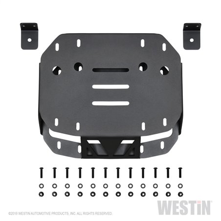 Westin 18-19 Jeep Wrangler JL WJ2 Spare Tire Relocator - Textured Black