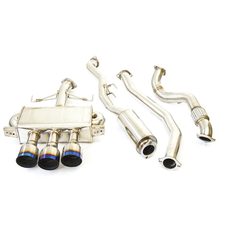 Invidia 17-19 Honda Civic Type R Q300 Triple Titanium Tip Cat-back Exhaust