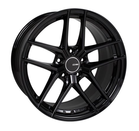 Enkei TY5 18x8 5x108 40mm Offset 72.6mm Bore Black Wheel