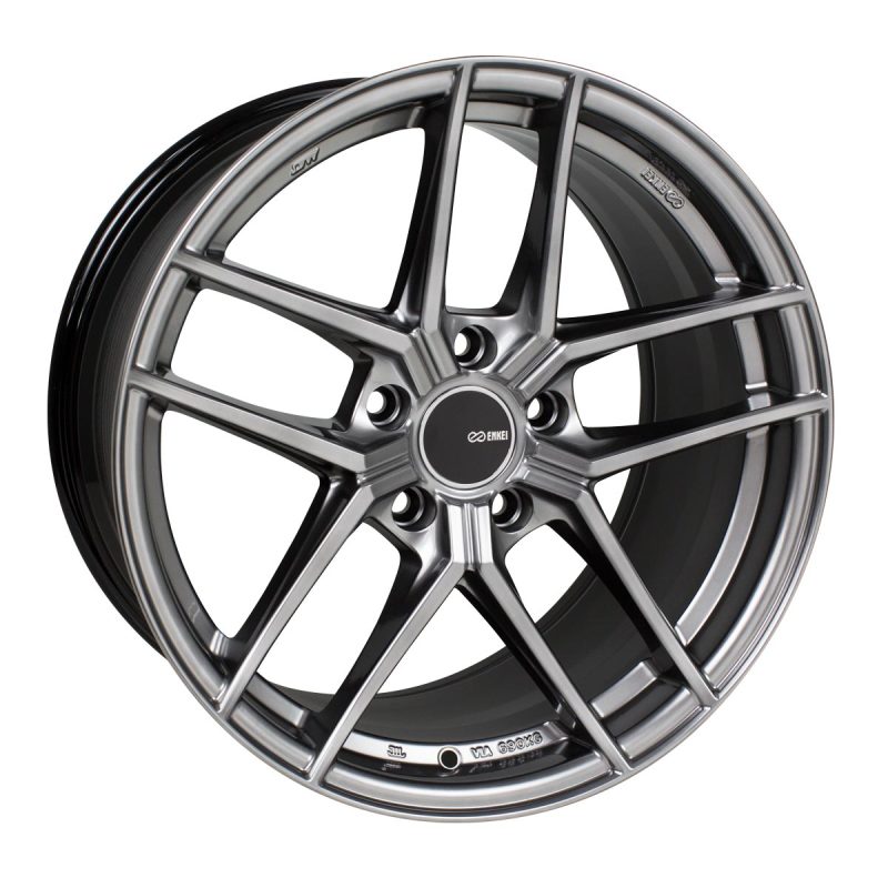 Enkei TY5 18x8.5 5x114.3 35mm Offset 72.6mm Bore Hyper Silver Wheel