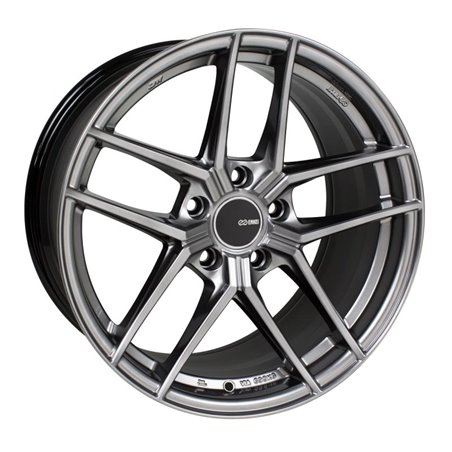 Enkei TY5 19x8 5x114.3 40mm Offset 72.6mm Bore Hyper Silver Wheel