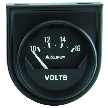 Autometer AutoGage 2in Voltmeter 10-16V Auto Gauge - Black