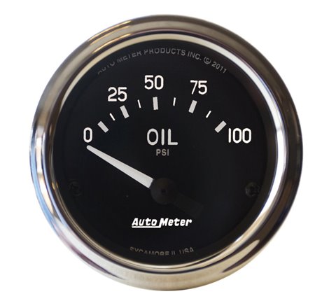 Autometer Cobra 2 1/16in 0-100 PSI Electric Oil Pressure Gauge