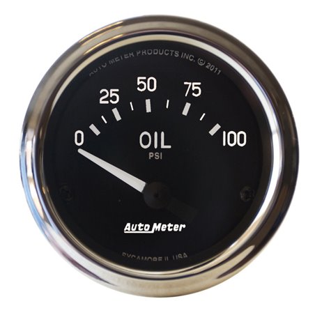 Autometer Cobra 2 1/16in 0-100 PSI Electric Oil Pressure Gauge