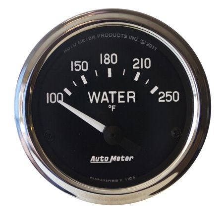 Autometer Cobra 2 1/16in 100-250 Def F Electric Water Temp Gauge