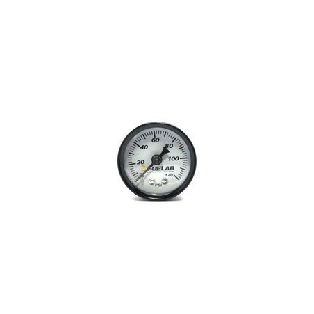 Fuelab 1.5in Fuel Pressure Gauge - EFI - Range 0-120 PSI