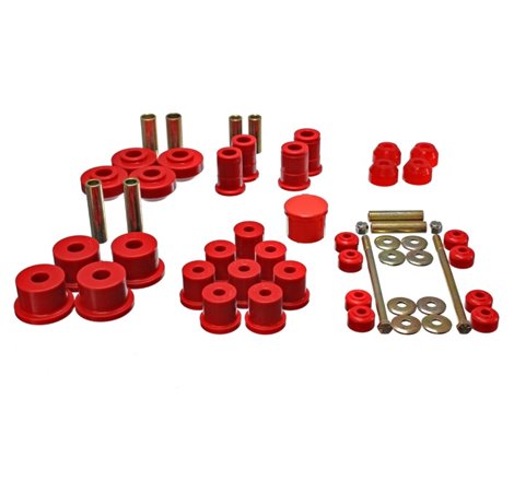 Energy Suspension 67-73 Ford Mustang Red Hyper-flex Master Bushing Set