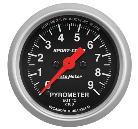 Autometer Sport-Comp 52.4mm 0-900 Deg C Electronic Pyrometer Gauge