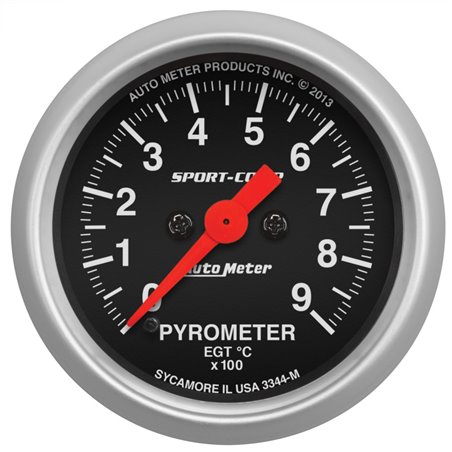 Autometer Sport-Comp 52.4mm 0-900 Deg C Electronic Pyrometer Gauge