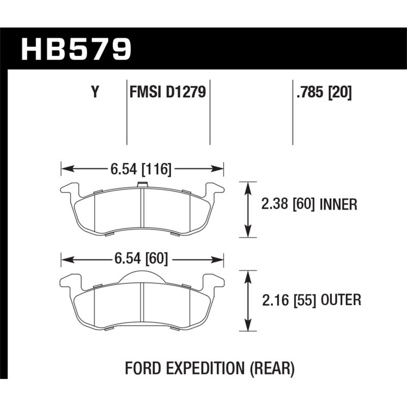 Hawk LTS Street Brake Pads