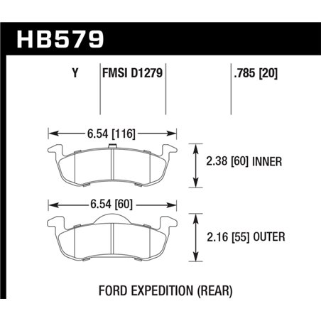 Hawk LTS Street Brake Pads