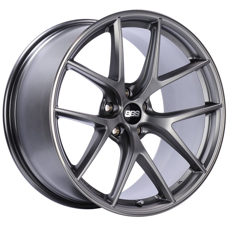 BBS CI-R 20x10.5 5x112 ET35 Platinum Silver Polished Rim Protector Wheel -82mm PFS/Clip Required