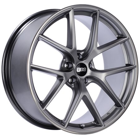 BBS CI-R 20x9.5 5x120 ET40 Platinum Silver Polished Rim Protector Wheel -82mm PFS/Clip Required