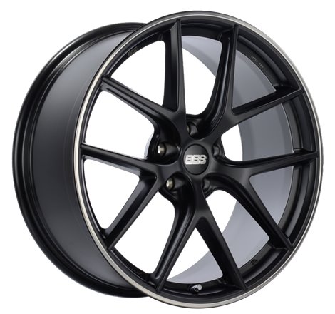 BBS CI-R 20x9 5x120 ET25 Satin Black Polished Rim Protector Wheel -82mm PFS/Clip Required