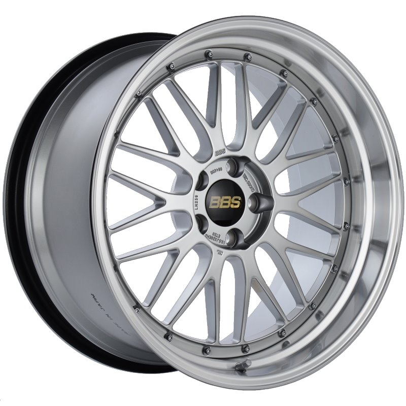 BBS LM 20x10.5 5x114.3 ET20 CB66 Diamond Silver Center Diamond Cut Lip Wheel