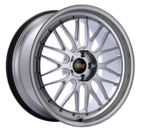 BBS LM 20x9.5 5x114.3 ET40 CB66 Diamond Silver Center Diamond Cut Lip Wheel