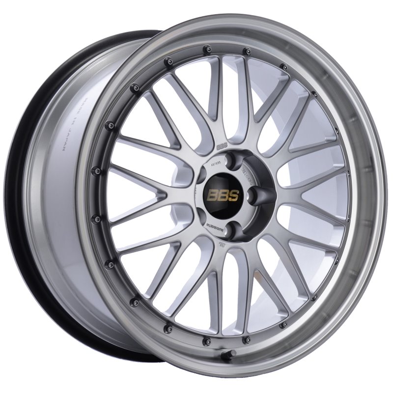 BBS LM 20x9.5 5x114.3 ET40 CB66 Diamond Silver Center Diamond Cut Lip Wheel